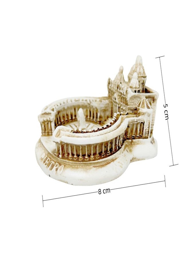 Odebyata St. Peter's Basilica Church Statue Model, Ancient Roman Architecture Figurines Table Decor Ornament,Italian Rome Travel Souvenirs Figurines for Roman Clultures Lovers Home Decor (St Peter) - Image 2